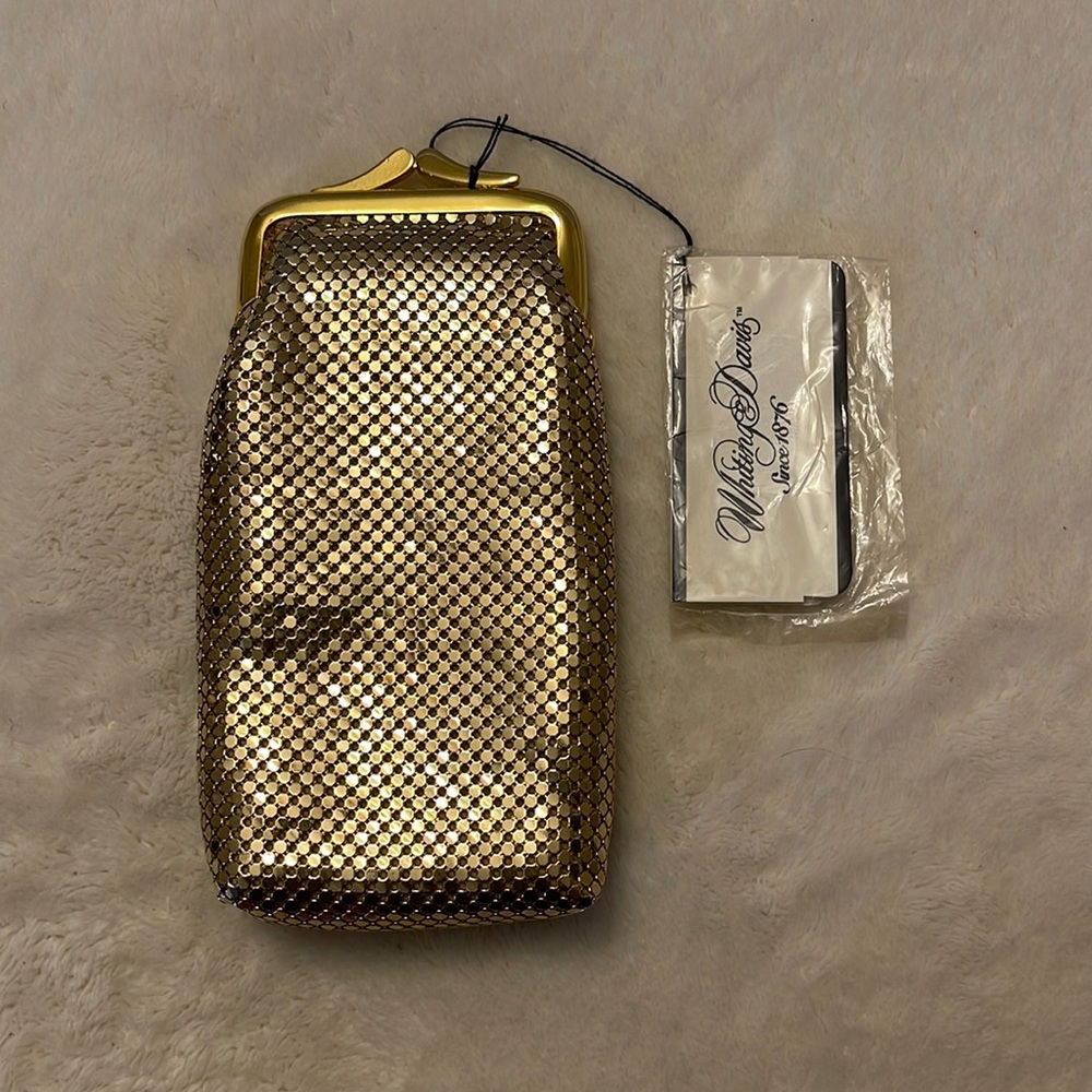 Vintage Whiting & Davis Gold Mesh Cigarette Case